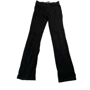 SO Black Linen Wide Leg Pants Heritage Style XS Women’s Casual Summer